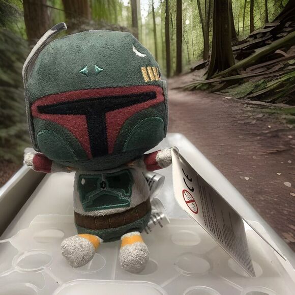 Funko Star Wars Plush Smuggler's Bounty Exclusive Boba Fett Stuffed Animal Tags - Picture 1 of 11